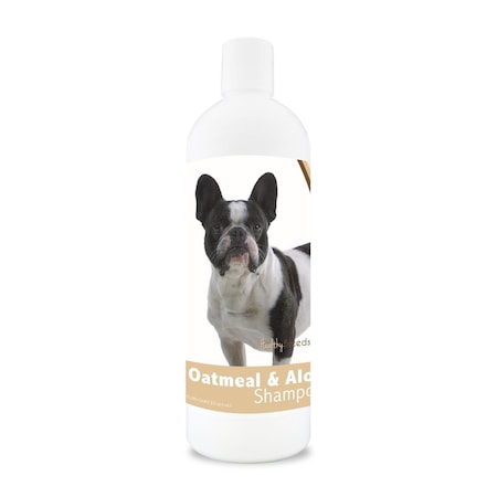 Healthy Breeds 16 oz French Bulldog Oatmeal Shampoo with Aloe 840235107095